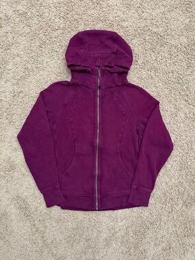 Lululemon Scuba Hoodie Full Zip Sweatshirt Purple Women’s Size 10